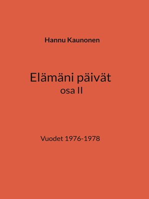 cover image of Elämäni päivät osa II